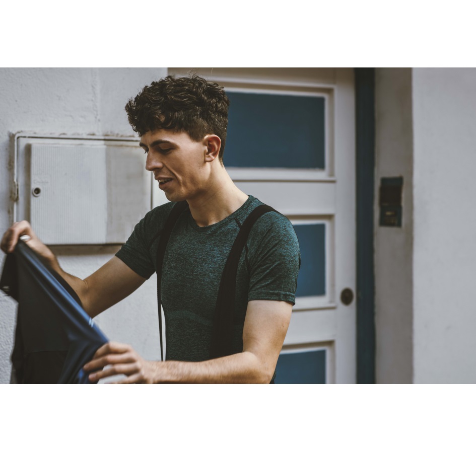 t-shirt/underwear F SOFT sh sl, petrol blue