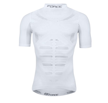 T-shirt/underwear F WIND short sl, white