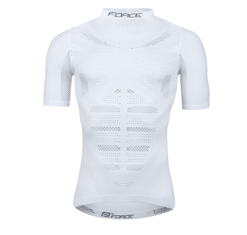 T-shirt/underwear F WIND short sl, white