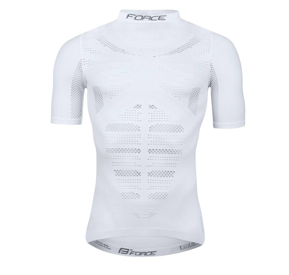 T-shirt/underwear F WIND short sl, white XS-S