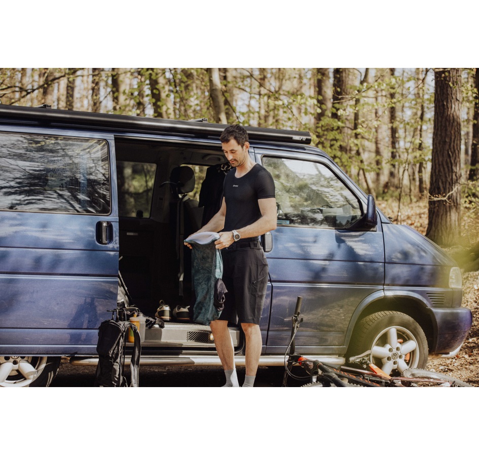 t-shirt/underwear FORCE VENT short sl, black