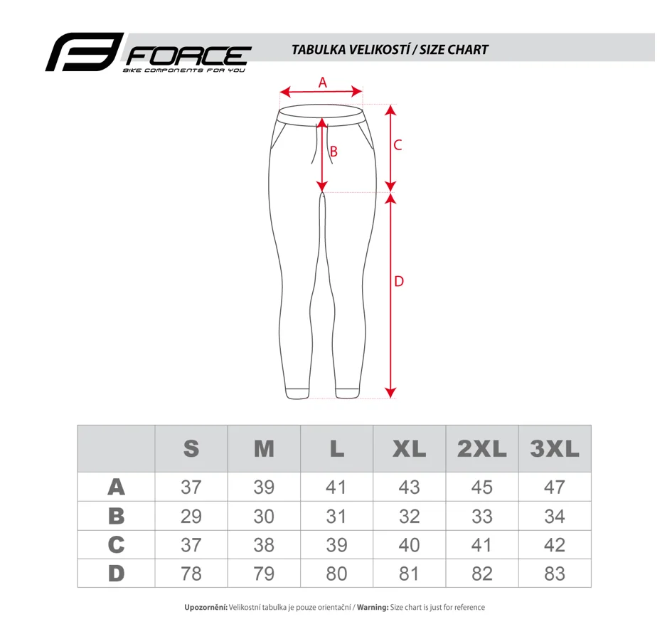 tepláky FORCE COMFY, černé