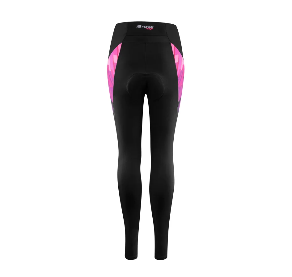tights F RIDGE LADY with pad, black-pink