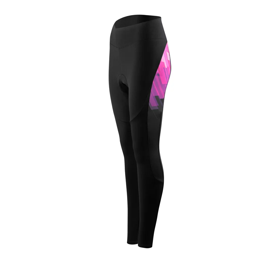 tights F RIDGE LADY with pad, black-pink