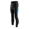 tights F RIDGE with pad, black-blue 