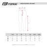 tights F RIDGE with pad, black-grey