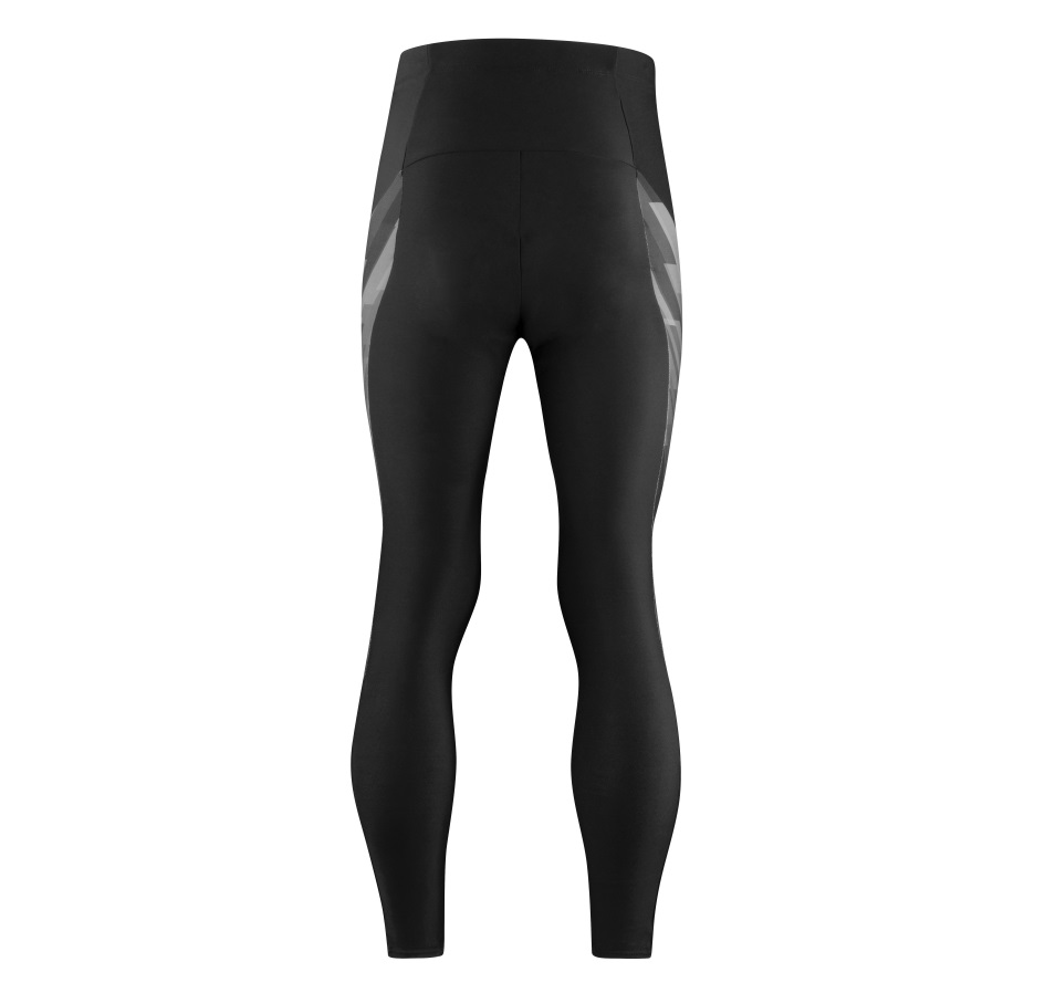tights F RIDGE without pad, black-grey