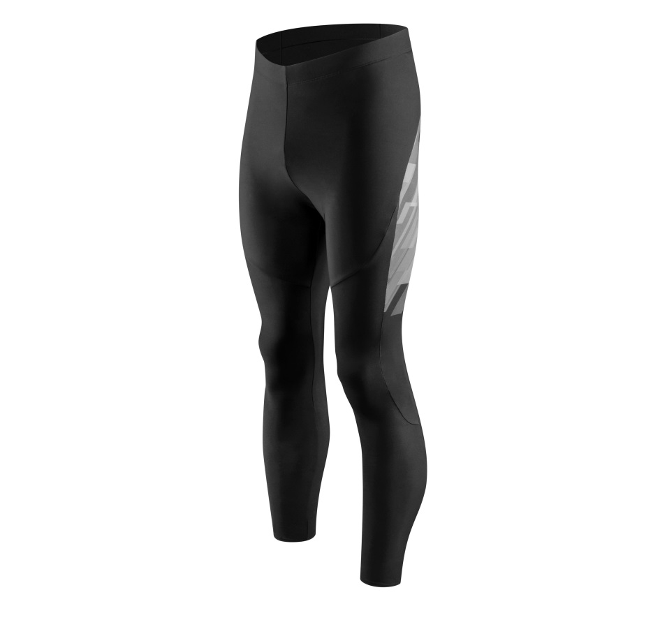 tights F RIDGE without pad, black-grey