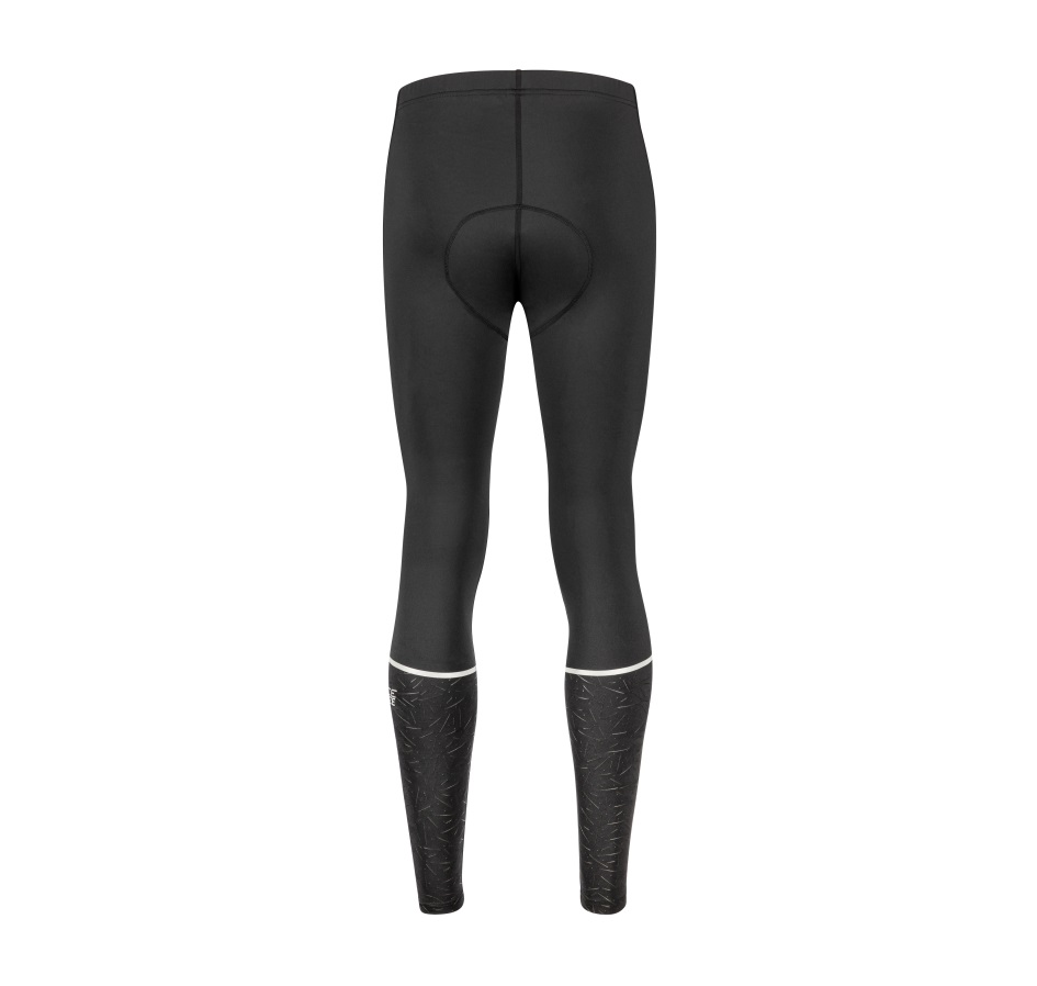tights FORCE MAZE with pad, black