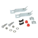 training wheels FORCE 12-20" UNI, chrome + PVC