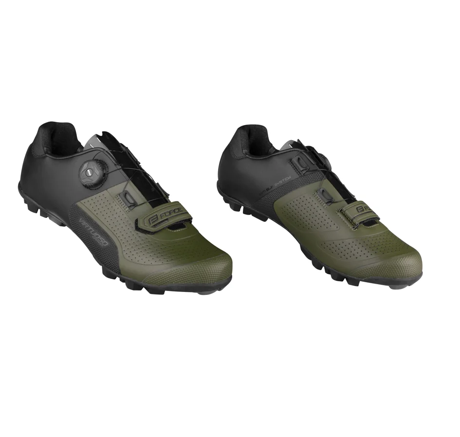 tretry F VIRTUOSO MTB/GRAVEL, černo-army