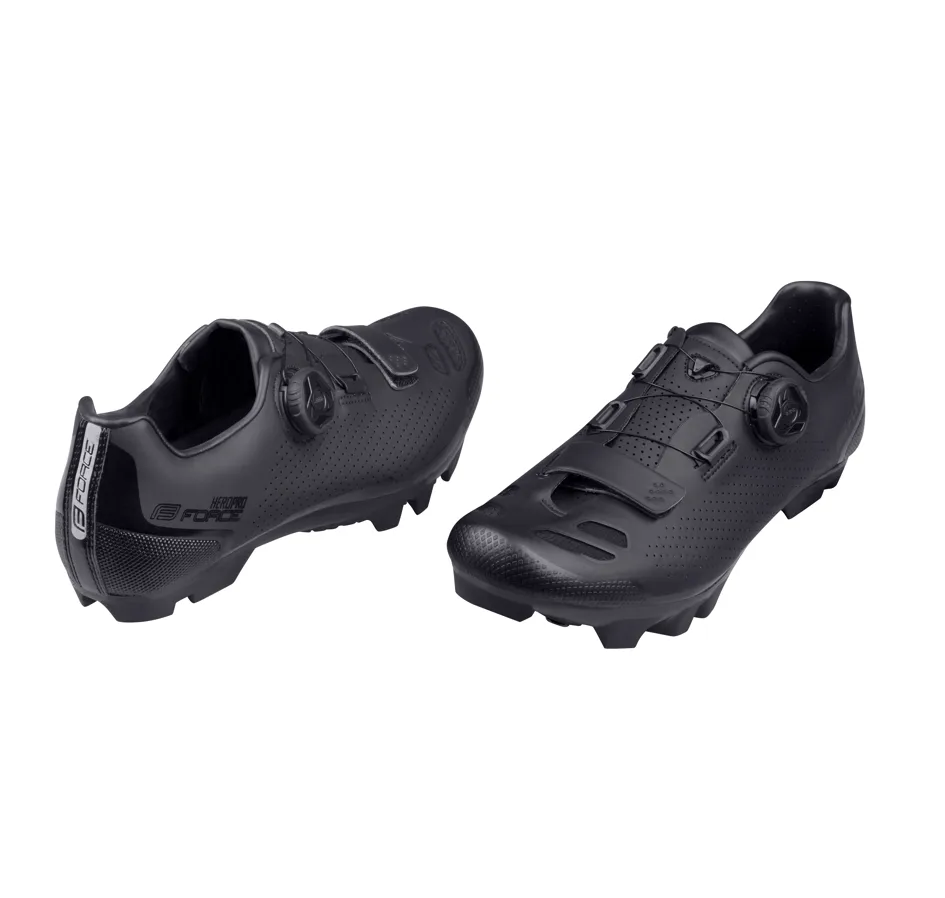 tretry FORCE MTB HERO PRO, černé