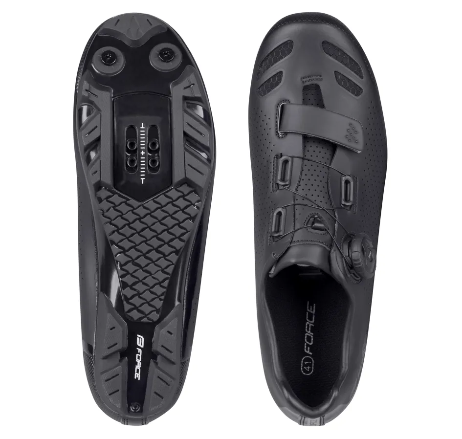 tretry FORCE MTB HERO PRO, černé