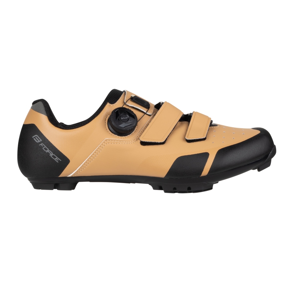 tretry FORCE MTB REVO 2, světle hnědé 42