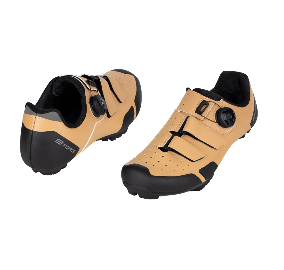 tretry FORCE MTB REVO 2, světle hnědé