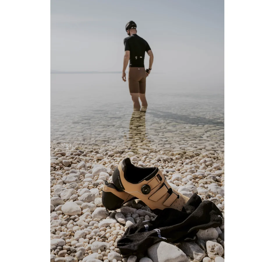 tretry FORCE MTB REVO 2, světle hnědé