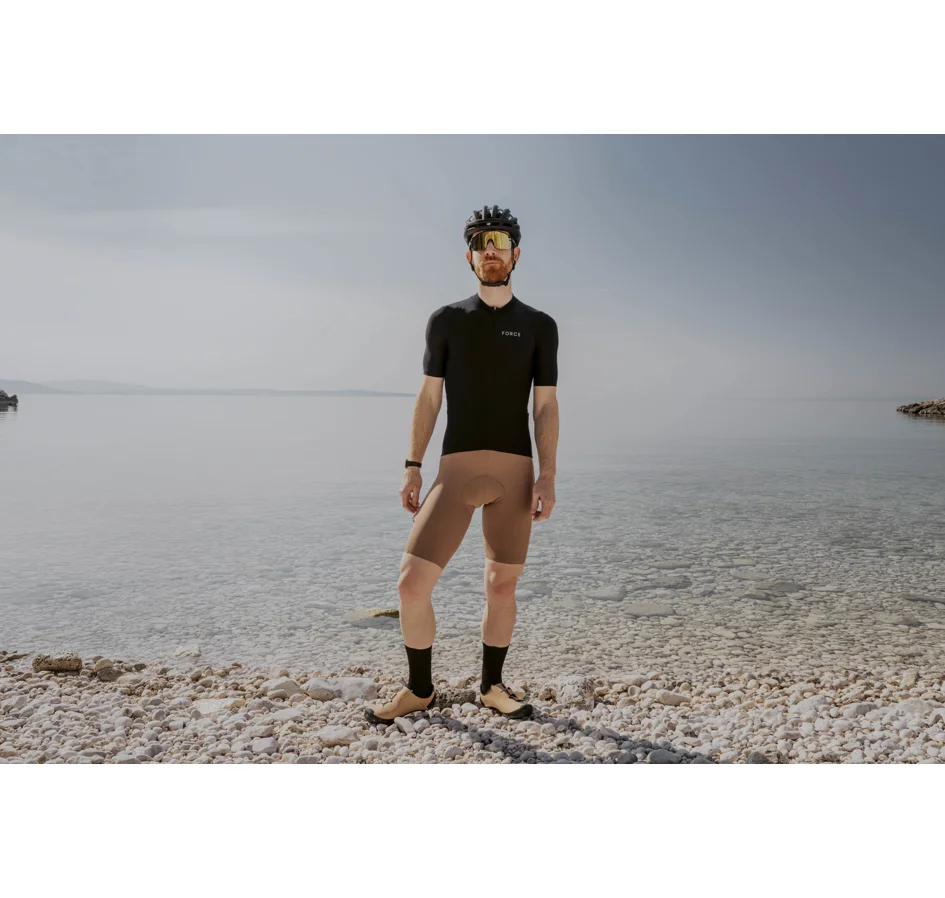 tretry FORCE MTB REVO 2, světle hnědé