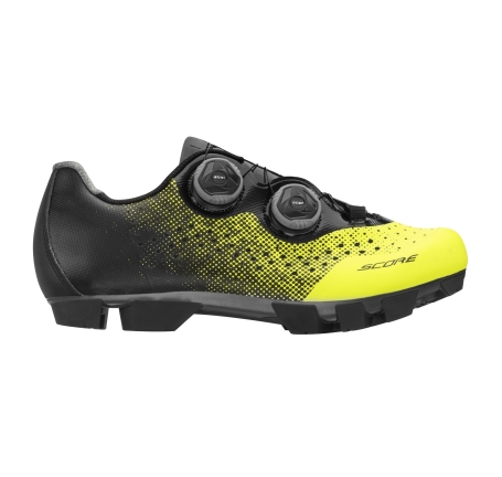 tretry FORCE MTB SCORE, fluo-černé