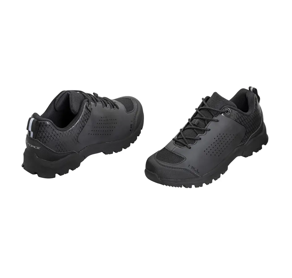 tretry FORCE MTB/TOURIST HILL, černé 