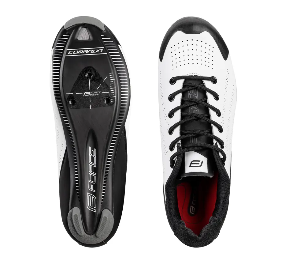 tretry FORCE ROAD COMANDO CARBON,  bílé 