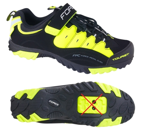 tretry FORCE TOURIST, černo-fluo tretry FORCE TOURIST, černo-fluo