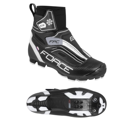 tretry zimní FORCE ICE MTB černé tretry zimní FORCE ICE MTB černé