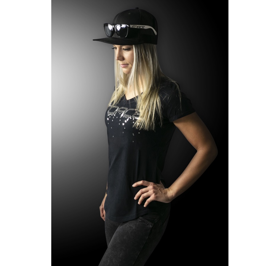 triko FORCE LADY krátký rukáv, černé | Force