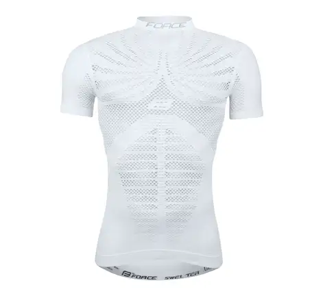 triko funkční F SWELTER krátký rukáv, bílé 