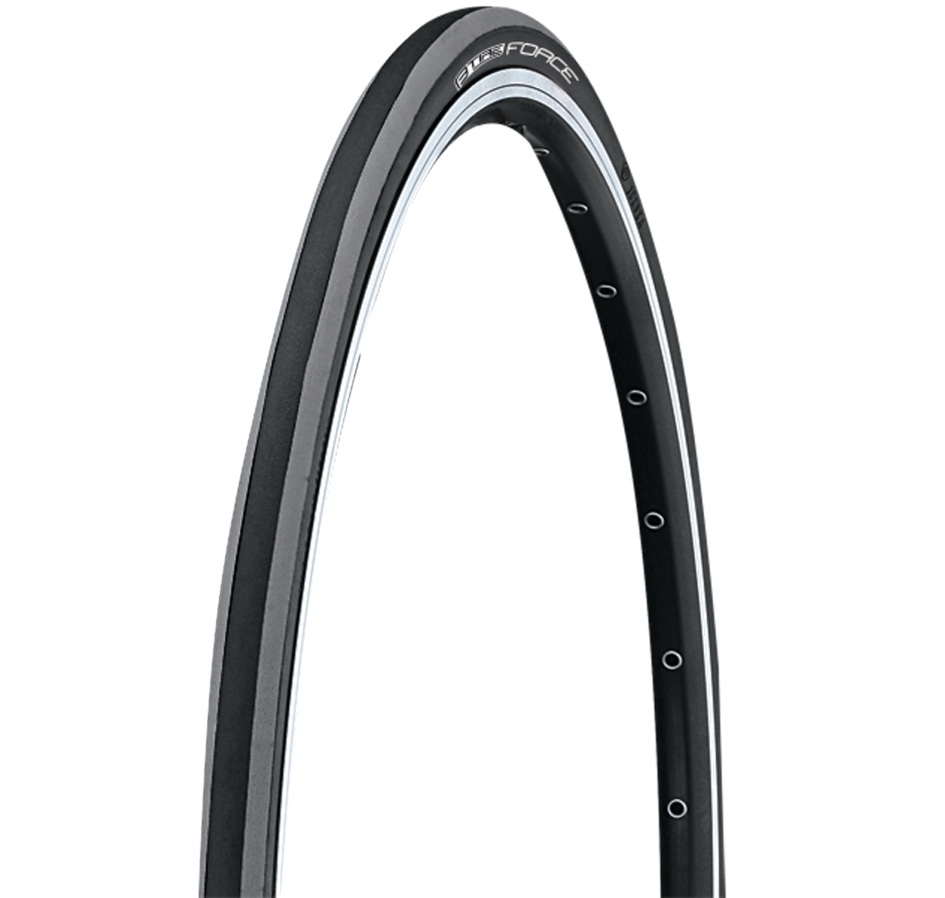 tyre FORCE ROAD 700 x 25C wire, black-grey