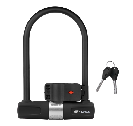 U-lock FORCE with holder 11,5cm x 18,9cm, black