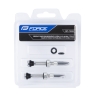 valve set FORCE for tubeless 2 x FV 44 mm, silver