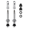 valve set FORCE for tubeless 2 x FV 44 mm, silver