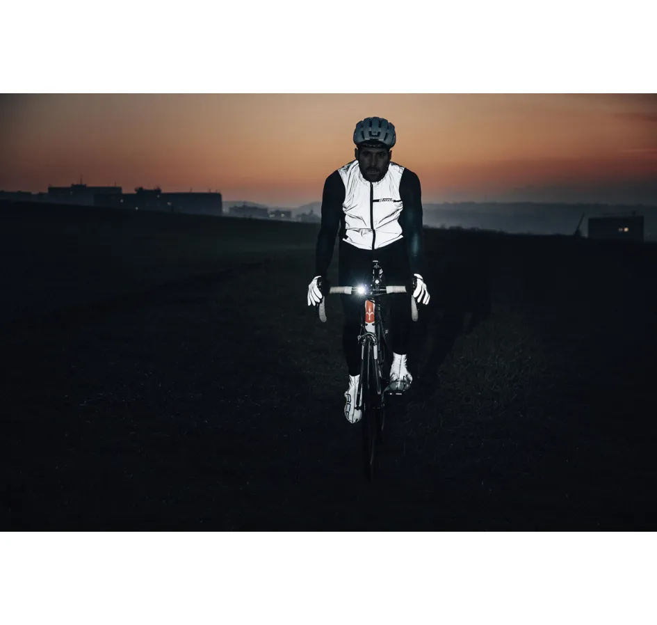 vest FORCE FLASH, full back, reflective