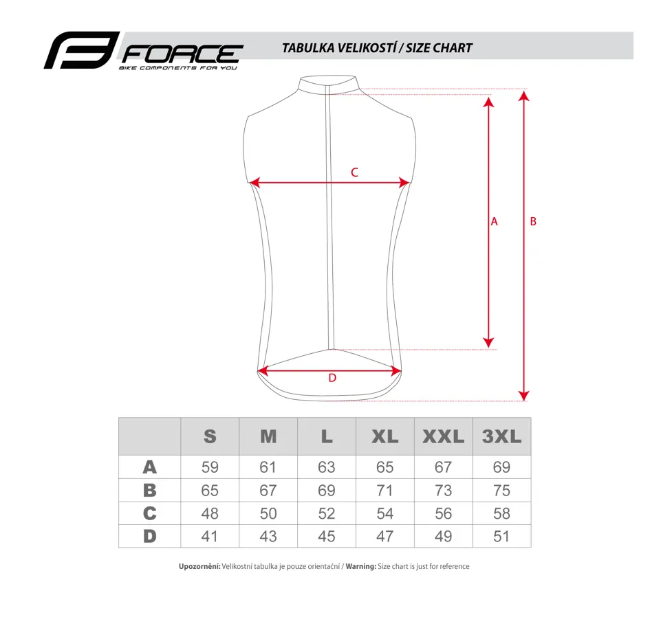 vest FORCE FLASH, full back, reflective