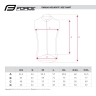 vest FORCE LASER, full back, black