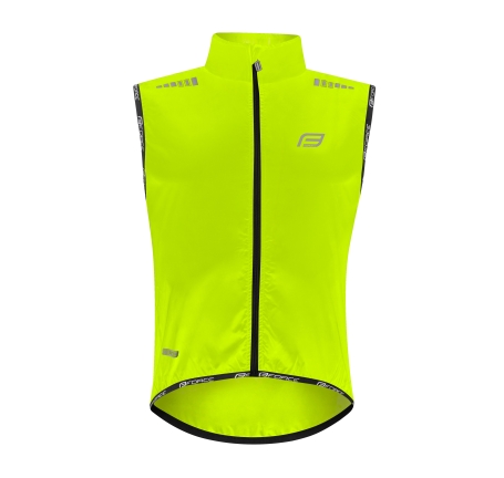 vest FORCE V48, full back, fluo 