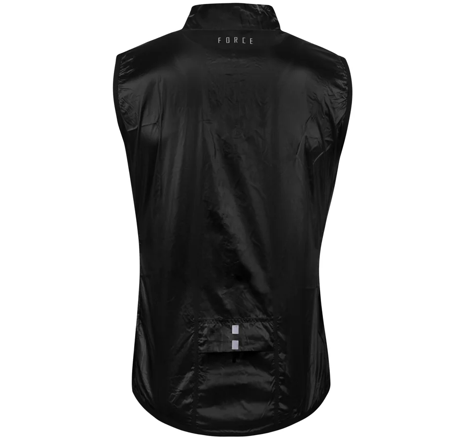 vest FORCE WINDPRO, full back, black