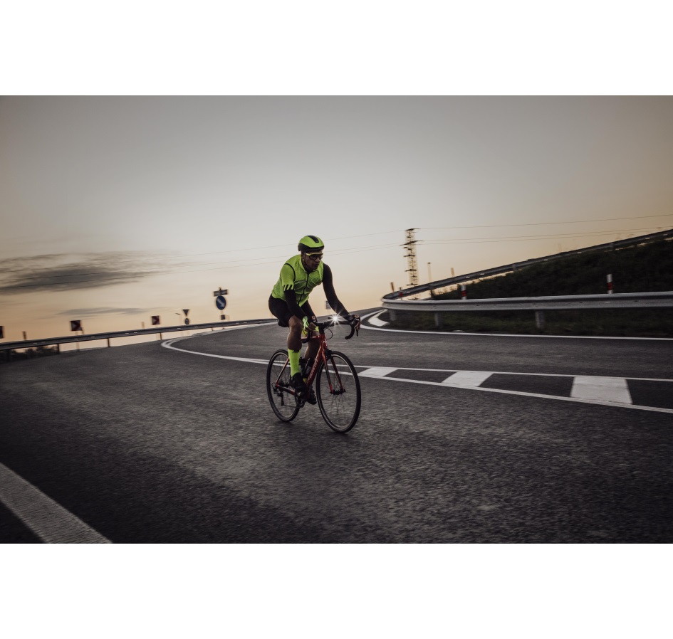 vest FORCE WINDPRO, full back, fluo