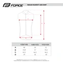 vest FORCE WINDPRO KID, full back, fluo
