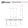 vest FORCE WINDPRO KID, full back, fluo