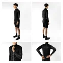 vesta FORCE VISION, plná záda, černá