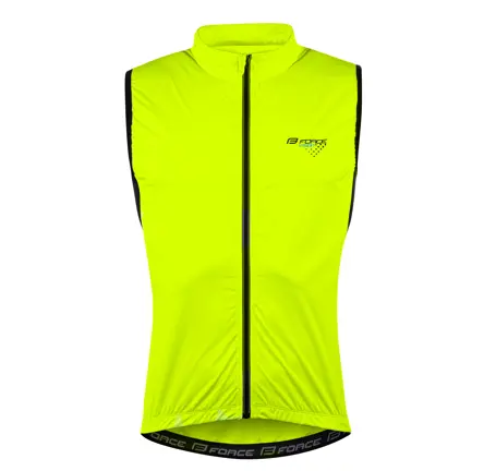 vesta FORCE VISION, plná záda, fluo