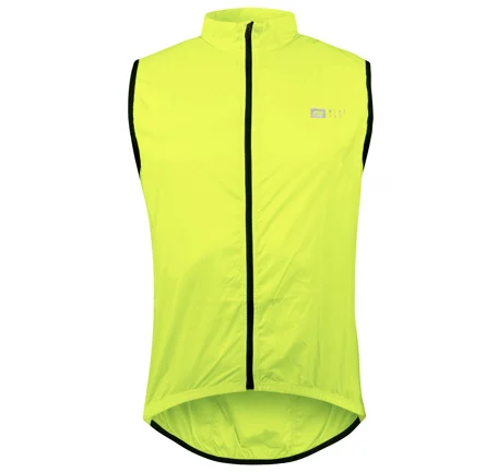 vesta FORCE WINDPRO, plná záda, fluo