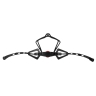 wheel adjusting for helmet FORCE RAPTOR, black