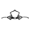 wheel adjusting for helmet FORCE RAPTOR, black