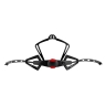 wheel adjusting for helmet FORCE RAPTOR, black