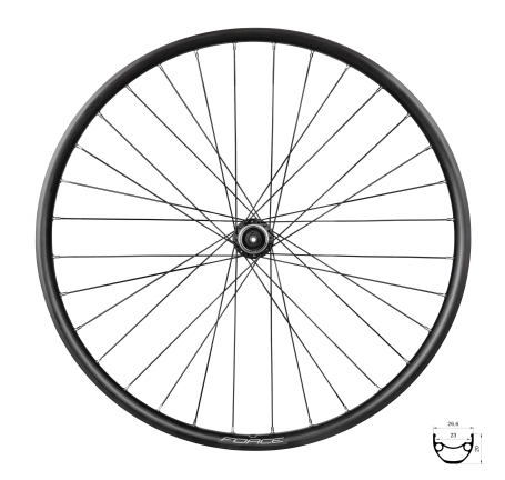 wheel front FORCE XC DISC 559x23 HBM475 6b 36H