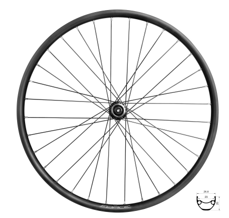 wheel front FORCE XC DISC 559x23 TX505-CL 32H