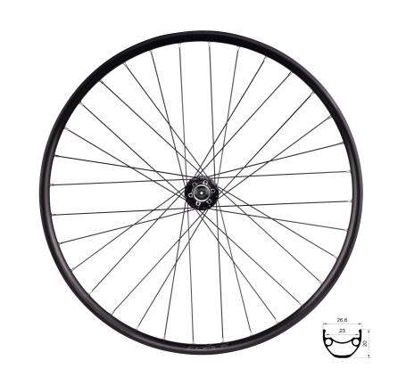 wheel front FORCE XC DISC 622x23, 804342-6b32H