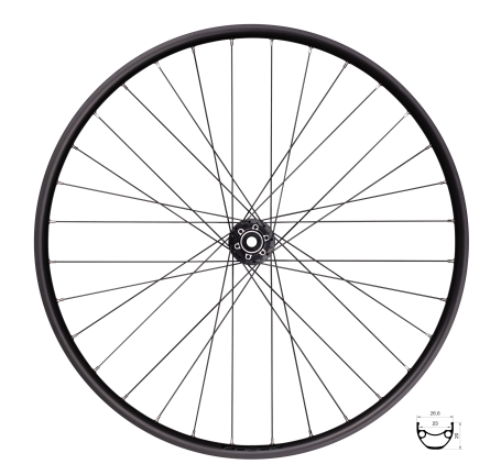 wheel front FORCE XC DISC 622x23, 804505-6b32H